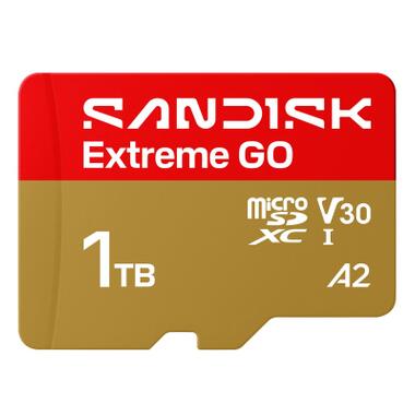 Карта памяти SanDisk 1TB microSDXC class 10 UHS-I Extreme GO (SDSQXGN-1T00-GN6MN) фото №1