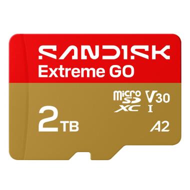 Карта памяти SanDisk 2TB microSDXC class 10 UHS-I Extreme GO (SDSQXGN-2T00-GN6MN) фото №1