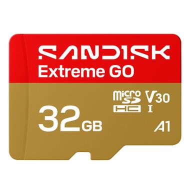 Карта памяти SanDisk 32GB microSDXC class 10 UHS-I Extreme GO (SDSQXGN-032G-GN6MN) фото №1