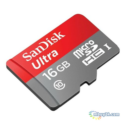Карта памяти Sandisk Ultra SDHC 16GB Class 10 UHS-I 80MB/s (SDSDUNC-016G-GN6IN) фото №2