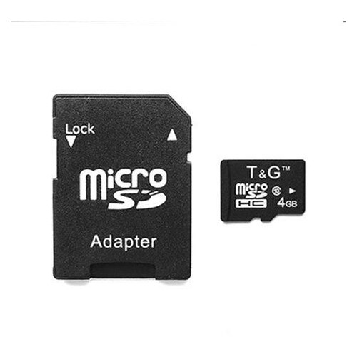 Карта пам'яті T&G microSDHC 4GB class 10 із адаптером (TG-4GBSDCL10-01) фото №2