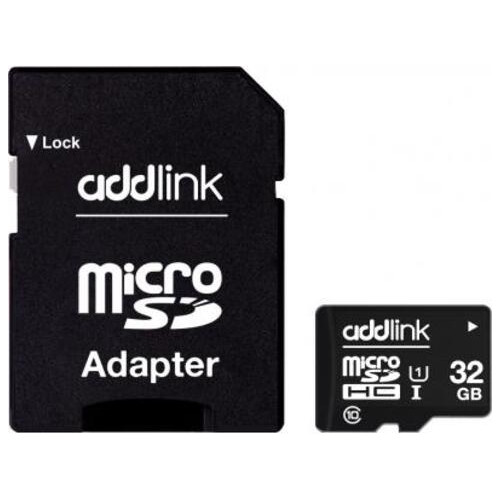 Карта пам'яті AddLink 32GB microSDHC class 10 UHS-I U1 (ad32GBMSH310A) фото №1