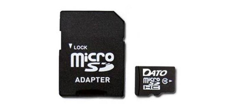Карта пам'яті MicroSDHC 128GB UHS-I Class 10 Dato SD-adapter (DTTF128GUIC10) фото №1