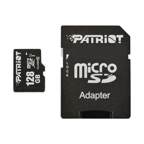 Карта пам'яті MicroSDXC 128GB UHS-I Class 10 Patriot LX Adapter SD (PSF128GMCSDXC10) фото №1