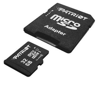 Карта пам'яті Patriot MicroSDHC card 32G C10 UHS-I adapter (PSF32GMCSDHC10) фото №2