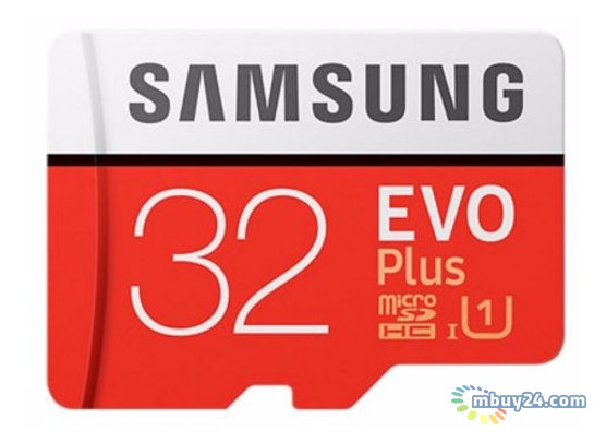Карта пам'яті Samsung microSDHC 32GB EVO Plus UHS-I Class 10 (MB-MC32GA/RU) фото №1