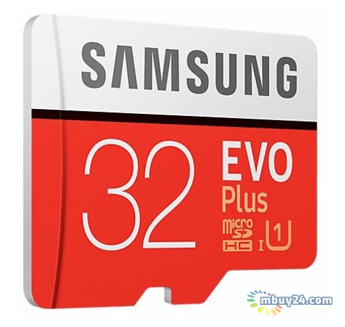 Карта пам'яті Samsung microSDHC 32GB EVO Plus UHS-I Class 10 (MB-MC32GA/RU) фото №2