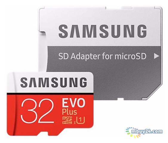 Карта пам'яті Samsung microSDHC 32GB EVO Plus UHS-I Class 10 (MB-MC32GA/RU) фото №3