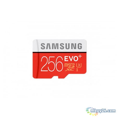 Карта памяти Samsung 256GB EVO Plus microSDXC UHS-I U3 сlass10  фото №2