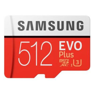 Карта пам'яті Samsung 512GB microSDXC class 10 UHS-I U3 Evo Plus (MB-MC512GA/RU) фото №1
