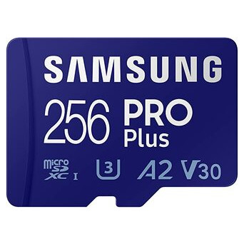 Карта пам'яті Samsung 256GB PRO Plus microSDXC + Adapter (MB-MD256KA/AM) фото №1
