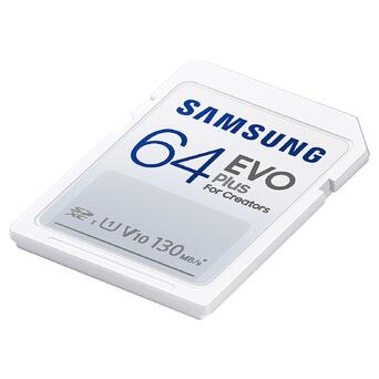 Карта пам'яті Samsung 64GB SDXC UHS-I U1 V10 EVO Plus (MB-SC64K/AM) фото №4