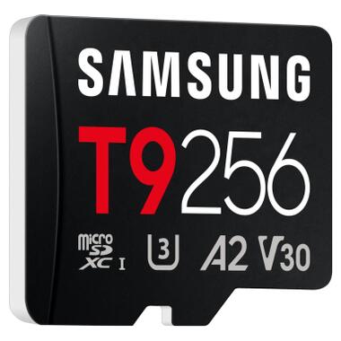 Карта памяти Samsung 256GB microSDXC class 10 UHS-I U3 V30 A2 T9 (MB-MH256T/WW) фото №5