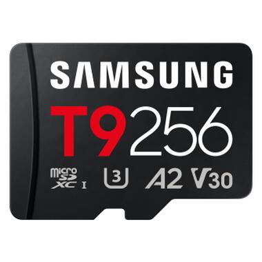 Карта памяти Samsung 256GB microSDXC class 10 UHS-I U3 V30 A2 T9 (MB-MH256T/WW) фото №1