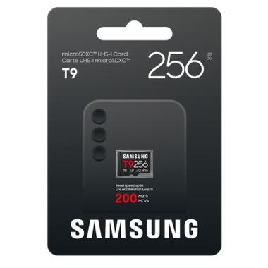 Карта памяти Samsung 256GB microSDXC class 10 UHS-I U3 V30 A2 T9 (MB-MH256T/WW) фото №2