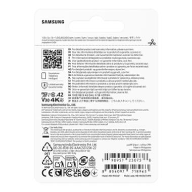Карта памяти Samsung 256GB microSDXC class 10 UHS-I U3 V30 A2 T9 (MB-MH256T/WW) фото №6