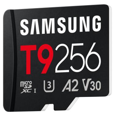 Карта памяти Samsung 256GB microSDXC class 10 UHS-I U3 V30 A2 T9 (MB-MH256T/WW) фото №4