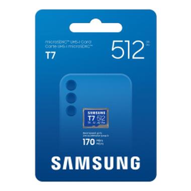 Карта памяти Samsung 512GB microSDXC class 10 UHS-I U3 V30 A2 T7 (MB-MB512T/WW) фото №4