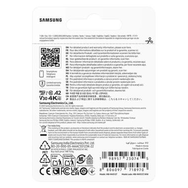 Карта памяти Samsung 512GB microSDXC class 10 UHS-I U3 V30 A2 T9 (MB-MH512T/WW) фото №5