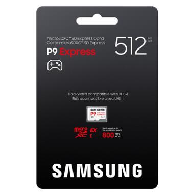 Карта памяти Samsung 512GB microSDXC class 10 UHS-I U3 V30 P9 Express (MB-MK512T/WW) фото №4