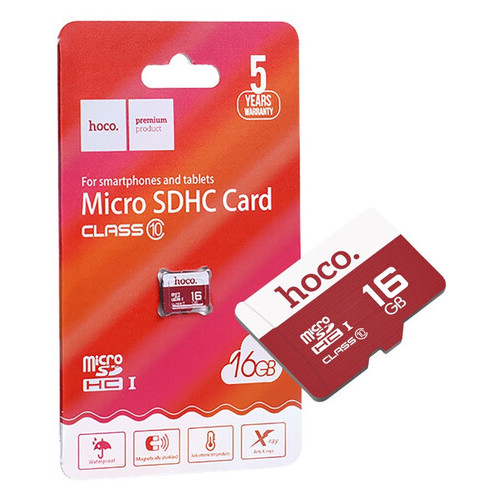Карта памяти Hoco MicroSD 16GB Class 10 (77702907) фото №3