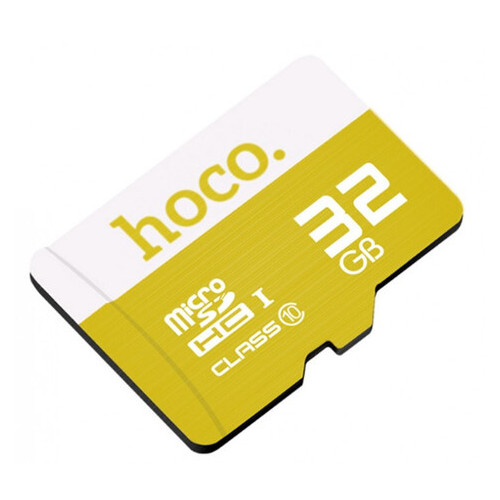 Карта пам'яті Hoco Micro SD HS 32 GB, Жовта фото №2