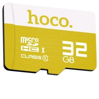 Карта пам'яті Hoco Micro SD HS 32 GB, Жовта фото №1