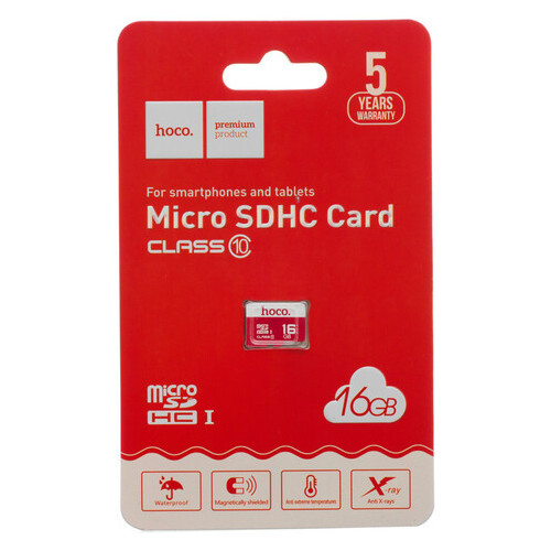 Карта памяти Hoco MicroSDHC 2.0 16gb фото №1