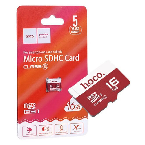 Карта памяти Hoco MicroSD 16GB Class 10 (ZE35011864) фото №2