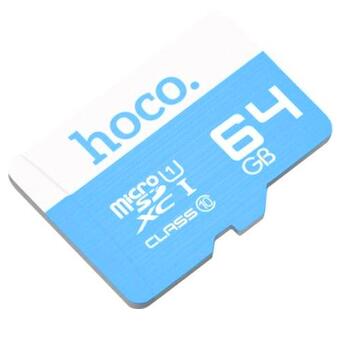 Карта пам'яті Hoco Micro SDHS 64GB Синя фото №1