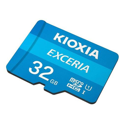 Карта пам'яті MicroSDHC 32GB UHS-I Class 10 Kioxia Exceria R100MB/s (LMEX1L032GG2) Адаптер SD фото №3