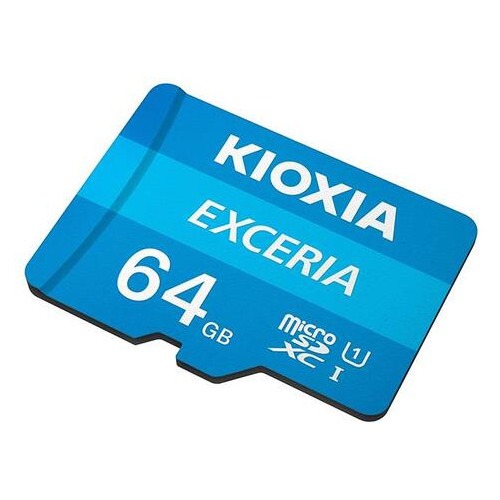 Карта пам'яті MicroSDXC 64GB UHS-I Class 10 Kioxia Exceria R100MB/s (LMEX1L064GG2) Адаптер SD фото №3