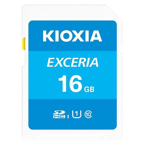 Карта памяти SDHC 16GB UHS-1 Class 10 Kioxia Exceria R100MB/s (LNEX1L016GG4) фото №1