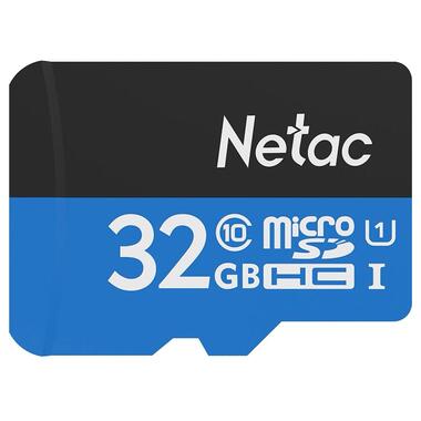 Карта пам'яті Netac microSD 32GB C10 UHS-I R80MB/s + SD (NT02P500STN-032G-R) фото №1