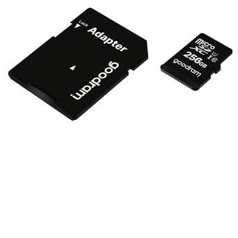 Карта пам'яті Goodram MicroSDXC 256GB UHS-I Class 10 SD-adapter (M1AA-2560R12) фото №2