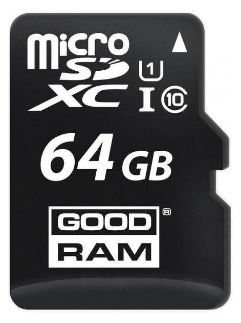 Карта пам'яті Goodram 64Gb microSDXC class 10 UHS-I   adapter (M1AA-0640R12) фото №2