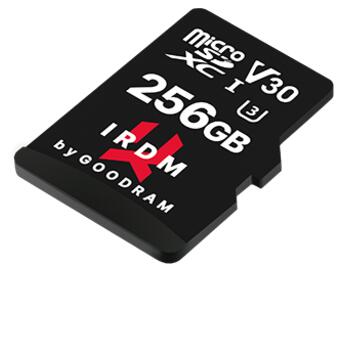 Карта пам'яті MicroSDXC 256GB UHS-I/U3 Class 10 GoodRam IRDM SD-адаптер R100/W70MB/s (IR-M3AA-2560R12) фото №3
