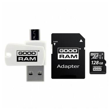 Картка пам'ятi GOODRAM 128Gb SDXC class 10  adap CardReader фото №2