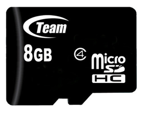 Карта памяти MicroSDHC 8GB Class 4 Team (TUSDH8GCL402) фото №1