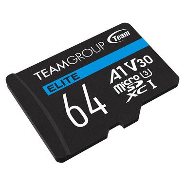 Карта пам`ятi MicroSDXC 64GB UHS-I/U3 Class 10 Team Elite (TEAUSDX64GIV30A103) фото №2