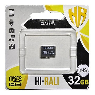 Карта пам'яті Hi-Rali MicroSDHC 32GB UHS-I Class 10 (HI-32GBSD10U1-00) фото №1