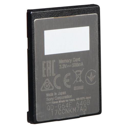 Карта пам'яті Sony XQD 64GB G Series Memory Card (QDG64E/J) фото №5