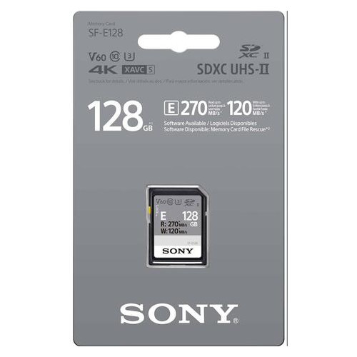 Карта памяти Sony 128GB SDXC (SFE128.AE) фото №2