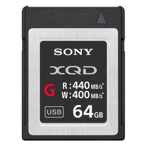 Карта памяти Sony XQD 64GB G Series R440MB/s W400MB/s (JN63QDG64F.SYM) фото №1