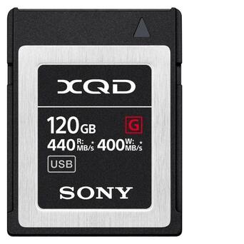 Карта пам'яті Sony XQD 120GB G Series R440MB/s W400MB/s (QDG120F) фото №1