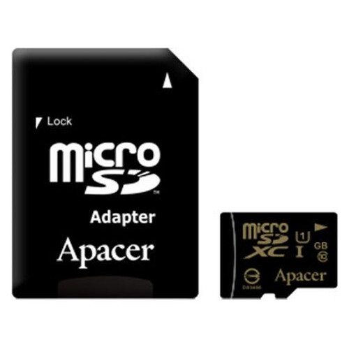 Карта памяти Apacer 128GB microSDXC UHS-I Class10 w/ 1 Adapter RP (AP128GMCSX10U1-R) фото №1