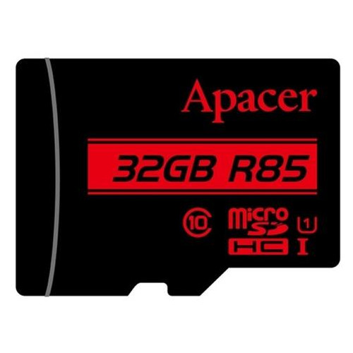 Карта пам'яті MicroSDHC Apacer 32GB UHS-I Class 10 SD adapter (AP32GMCSH10U5-R) фото №2