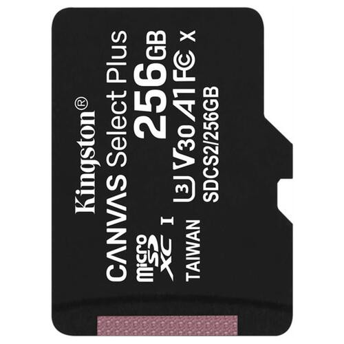 Карта пам'яті MicroSDXC 256GB UHS-I/U3 Class 10 Kingston Canvas Select Plus R100/W85MB/s (SDCS2/256GBSP) фото №2
