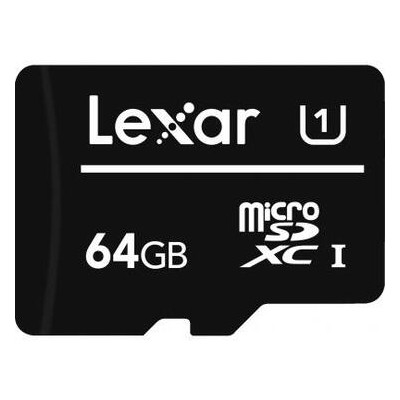 Карта памяти Lexar 64GB microSDHC class 10 UHS-I (LFSDM10-64GABC10) фото №1