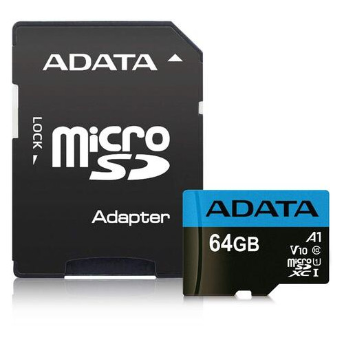 Карта пам'яті ADATA 64GB microSDXC (AUSDX64GUICL10A1-RA1) фото №4